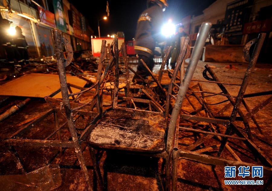 山西寿阳火锅店爆炸 现场图片