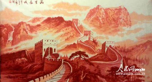 万里长城儿童绘画作品展示