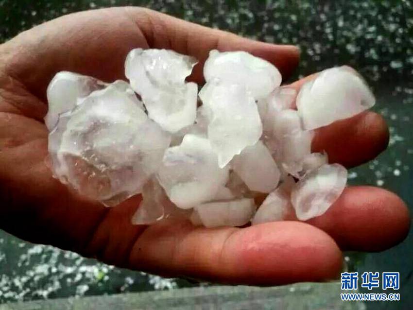 高清:广东省东部地区遭冰雹大风袭击
