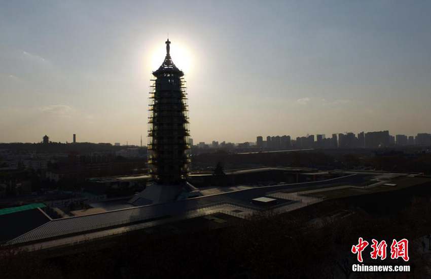 高清:南京大报恩寺遗址公园开园 重现千年琉璃塔