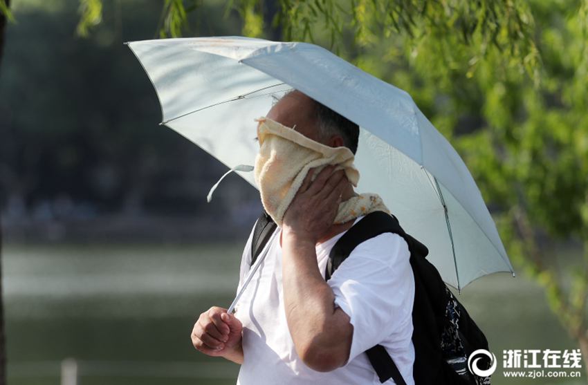 高清:热浪来袭 杭州重回高温天