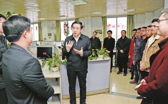黄海昆节后到市直新闻媒体单位走访并向大家致以新春祝福
