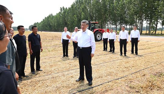 习近平在山东德州考察